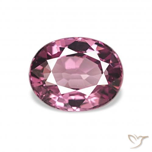1.33ct Violet Rosâtre Grenat Rhodolite Pierres précieuses, ovale, VVS-VS