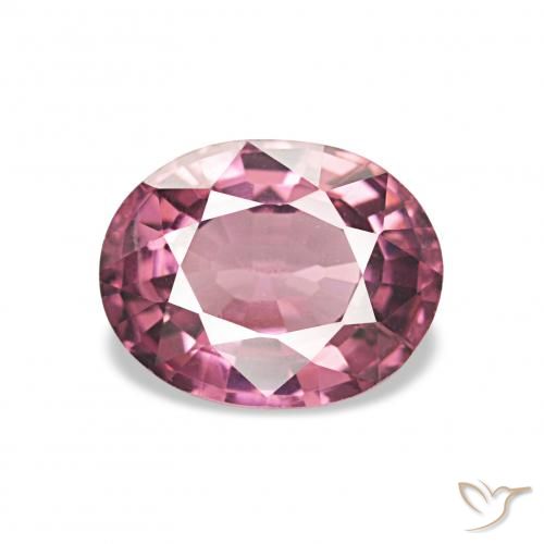1.23ct Magenta profond Grenat Rhodolite, ovale, VVS-VS