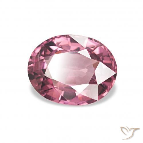 Grenat Rhodolite Magenta profond naturelle ovale, 1.23 ct, VVS-VS