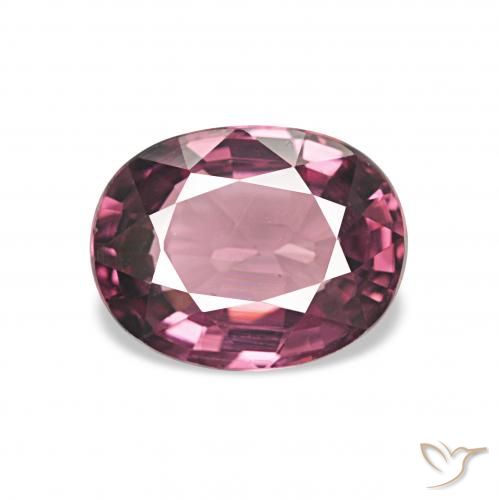 1.23ct Rose magenta foncé Grenat Rhodolite Pierres précieuses, ovale, VVS-VS