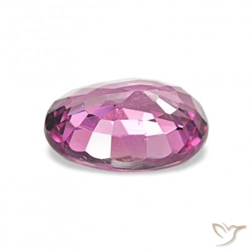 Grenat Rhodolite Rouge framboise léger naturelle ovale, 1.27 ct, VVS-VS
