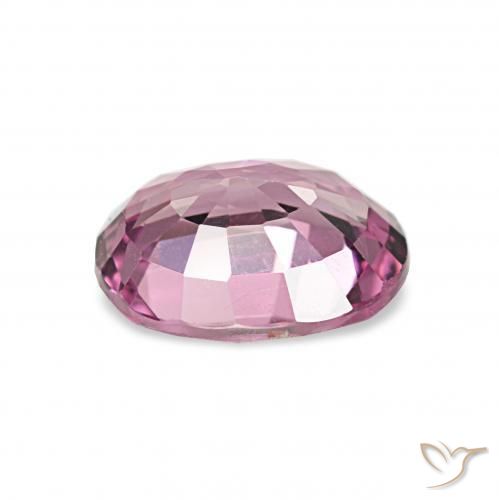 Grenat Rhodolite Pourpre moyen naturelle ovale, 1.14 ct, VVS