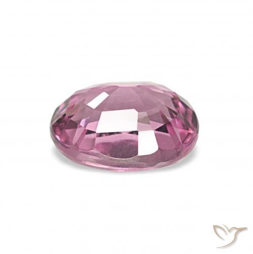 Grenat Rhodolite Pourpre moyen naturelle ovale, 1.12 ct, VVS