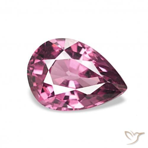 Grenat Rhodolite Raisin naturelle En forme de poire, 0.97 ct, VVS
