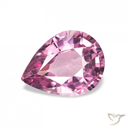 1.02ct Violet rougeâtre Grenat Rhodolite Pierres précieuses, En forme de poire, VVS