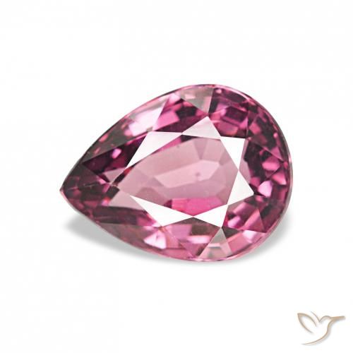 1.10ct Pourpre moyen Grenat Rhodolite Pierres précieuses, En forme de poire, VVS
