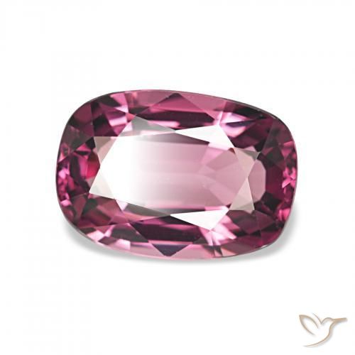 Grenat Rhodolite Pourpre intense naturelle Coussin, 1.85 ct, VVS