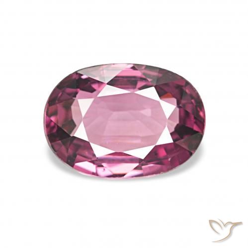 1.18ct Rouge Rapberry Grenat Rhodolite, ovale, VVS