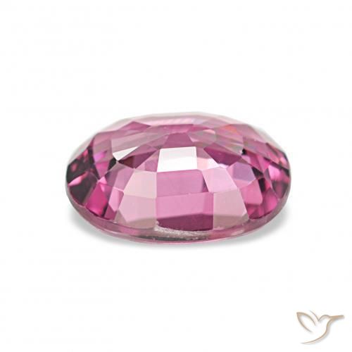 Grenat Rhodolite Pourpre moyen naturelle ovale, 1.17 ct, VVS