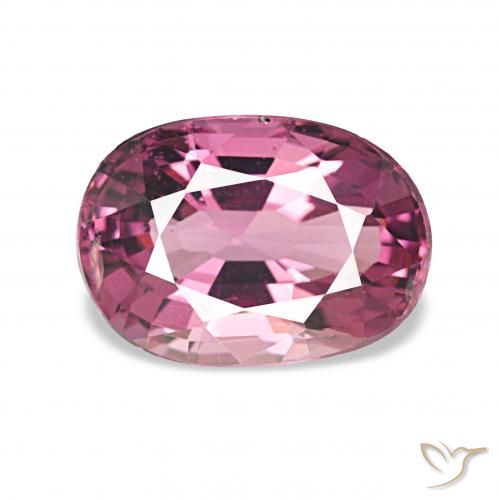 1.61ct Pourpre intense Grenat Rhodolite Pierres précieuses, ovale, VVS