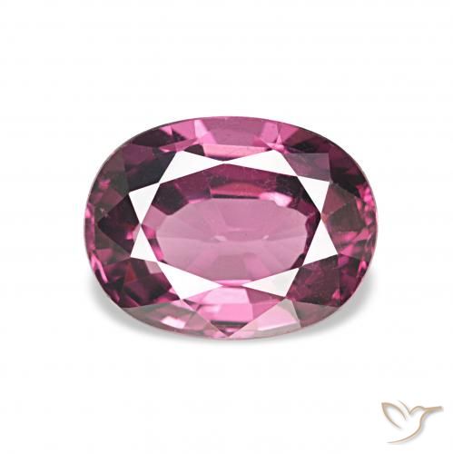 1.35ct Pourpre intense Grenat Rhodolite Pierres précieuses, ovale, VVS