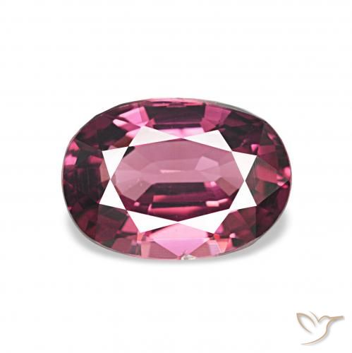 1.24ct Pourpre moyen Grenat Rhodolite, ovale, VVS