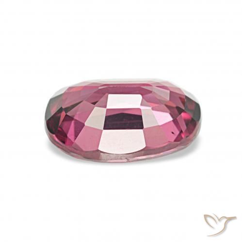 Grenat Rhodolite Pourpre moyen naturelle ovale, 1.24 ct, VVS