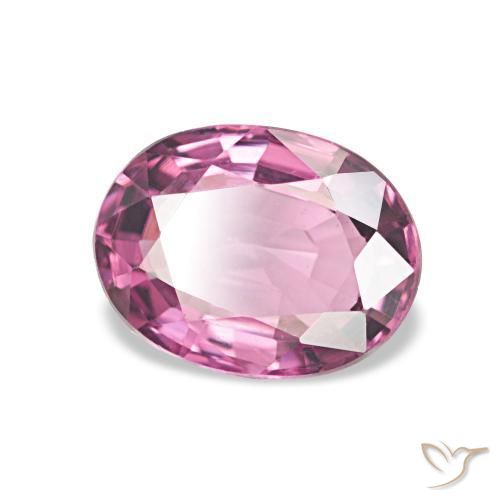 Grenat Rhodolite Raisin naturelle ovale, 1.15 ct, VVS