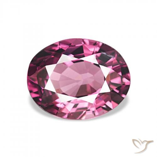 1.85ct Pourpre intense Grenat Rhodolite Pierres précieuses, ovale, VVS