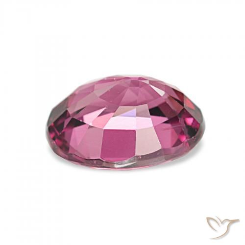 Grenat Rhodolite Pourpre intense naturelle ovale, 1.85 ct, VVS