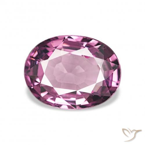 1.26ct Violet rougeâtre Grenat Rhodolite Pierres précieuses, ovale, VVS-VS
