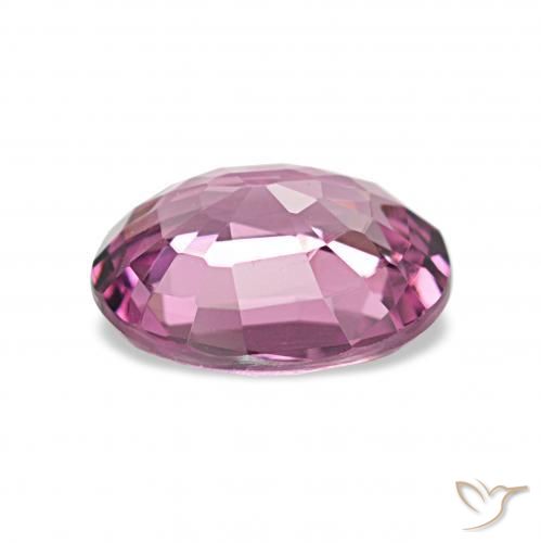 Grenat Rhodolite Violet rougeâtre naturelle ovale, 1.26 ct, VVS-VS