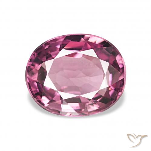 1.54ct Pourpre moyen Grenat Rhodolite, ovale, VVS-VS