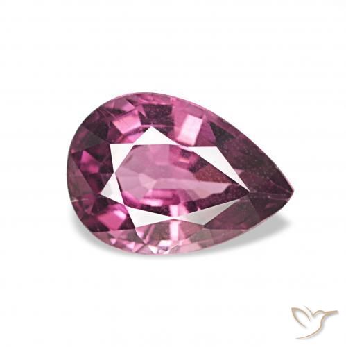 Grenat Rhodolite Raisin naturelle En forme de poire, 1.16 ct, VVS-VS
