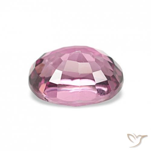 Grenat Rhodolite Pourpre moyen naturelle ovale, 1.06 ct, VVS-VS