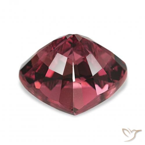 Grenat Rhodolite Rouge merlot naturelle Cœur, 4.19 ct, VVS