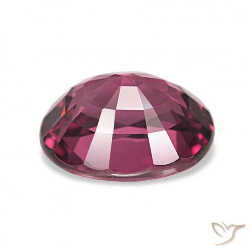 Grenat Rhodolite Baies violet vif naturelle ovale, 2.41 ct, VVS-VS