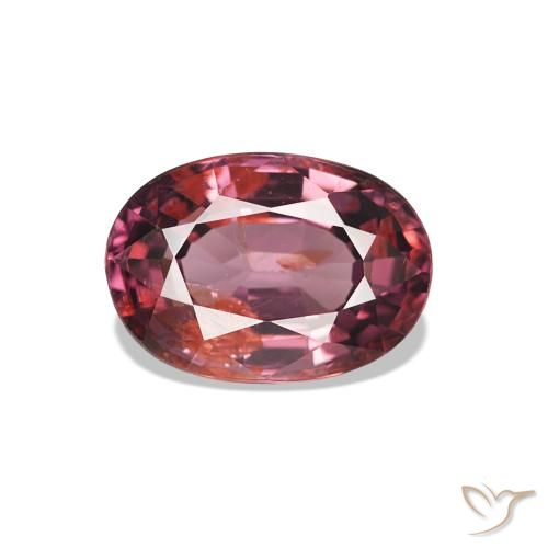 1.14ct Rouge foncé Grenat Rhodolite, ovale, VS-SI