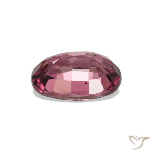 Grenat Rhodolite Pourpre rougeâtre foncé naturelle Coupe ovale, 1.04 ct, VS-SI