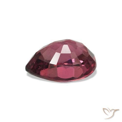 Grenat Rhodolite Rouge framboises naturelle En forme de poire, 1.03 ct, VS-SI