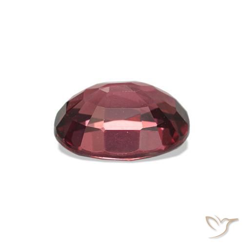 Grenat Rhodolite Rouge framboises naturelle ovale, 1.17 ct, VVS