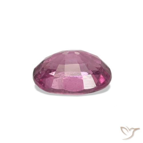 Grenat Rhodolite Pourpre moyen naturelle ovale, 1.01 ct, VS-SI