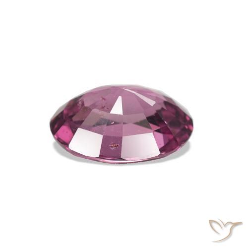 Grenat Rhodolite Medium Dark-Purple naturelle ovale, 0.92 ct, VS-SI
