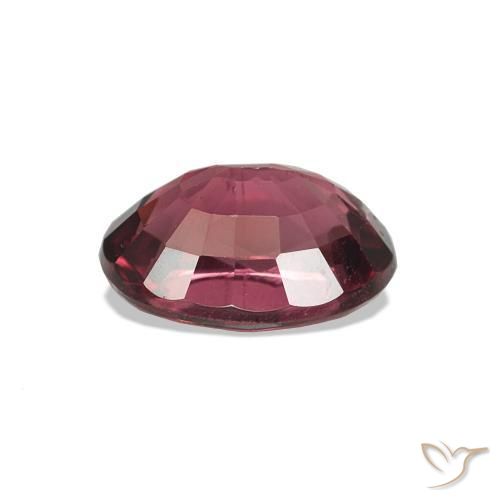 Grenat Rhodolite Rouge framboises naturelle ovale, 1.10 ct, VS-SI