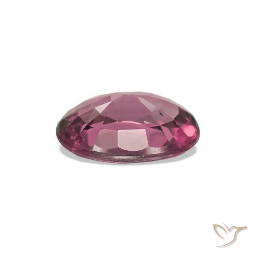 Grenat Rhodolite Violet rougeâtre naturelle Coupe ovale, 0.98 ct, VS