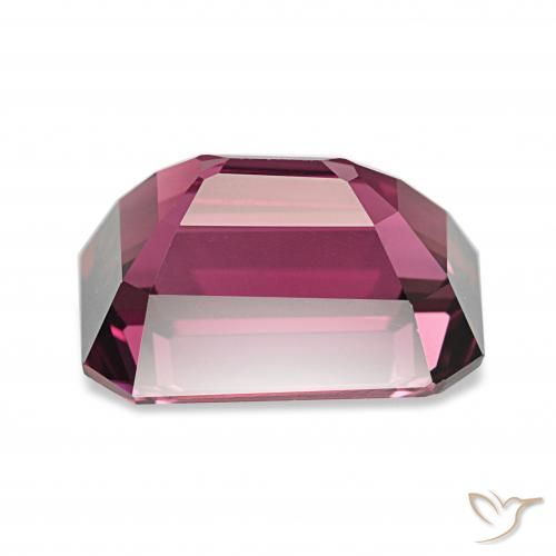 Grenat Rhodolite Pourpre-Rouge naturelle Octogone / coupe Émeraude, 4.61 ct, VVS