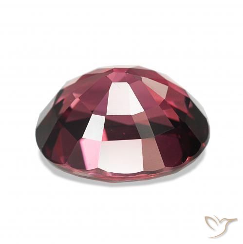 Grenat Rhodolite Rouge moyen naturelle ovale, 4.23 ct, VS