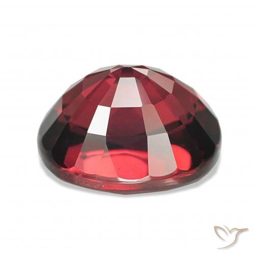Grenat Rhodolite Rouge framboises naturelle ovale, 4.15 ct, VS