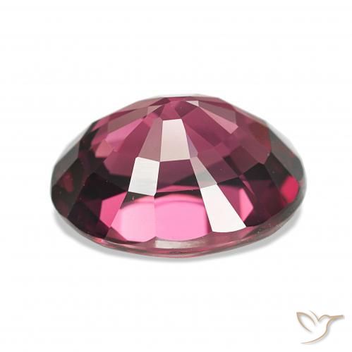 Grenat Rhodolite Rouge framboises naturelle ovale, 4.26 ct, VVS