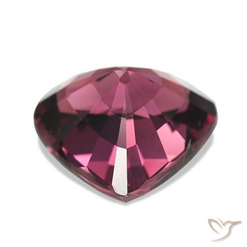 Grenat Rhodolite Violet rougeâtre naturelle Cœur, 4.51 ct, VVS