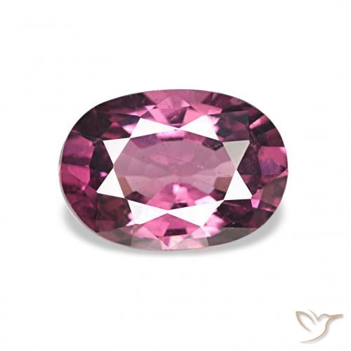 1.11ct Rouge Rapberry Grenat Rhodolite, ovale, VS