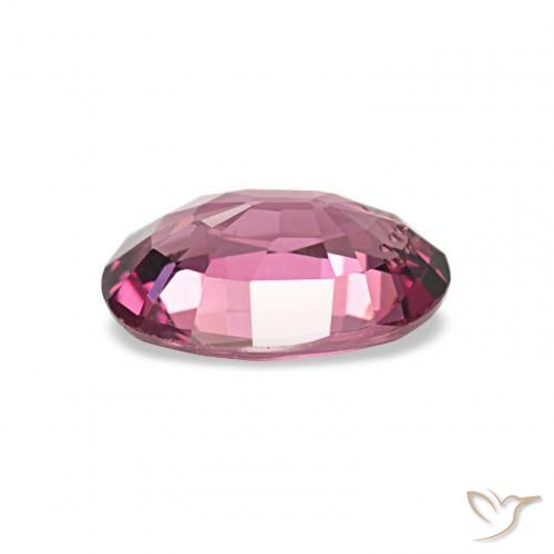 Grenat Rhodolite Pourpre foncé naturelle ovale, 0.79 ct, VS-SI