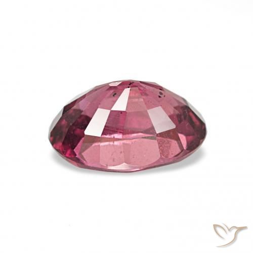 Grenat Rhodolite Medium Dark-Red naturelle ovale, 1.04 ct, VS