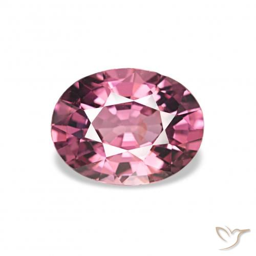 0.98ct Rouge léger Grenat Rhodolite, ovale, VVS-VS
