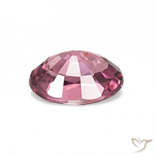 Grenat Rhodolite Rouge léger naturelle Coupe ovale, 0.98 ct, VVS-VS