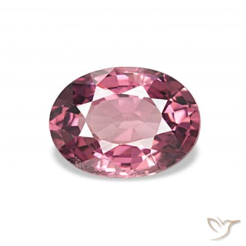 1.05ct Rose moyen Grenat Rhodolite, ovale, VVS-VS