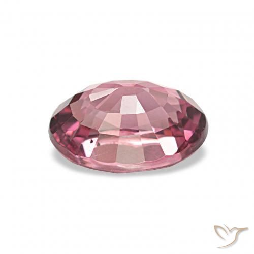 Grenat Rhodolite Rose moyen naturelle ovale, 1.05 ct, VVS-VS