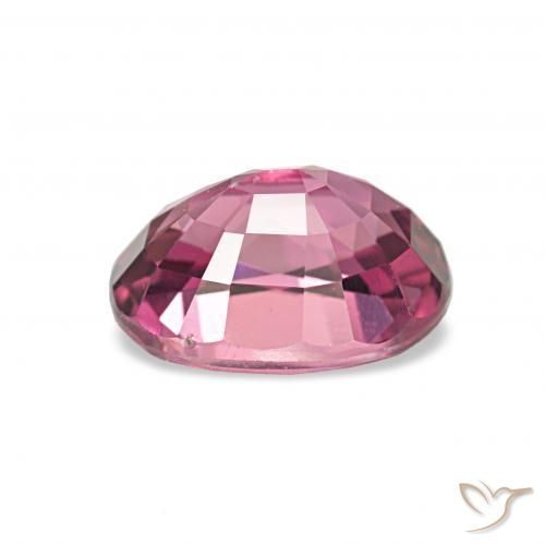 Grenat Rhodolite Pourpre moyen naturelle ovale, 1.18 ct, VVS