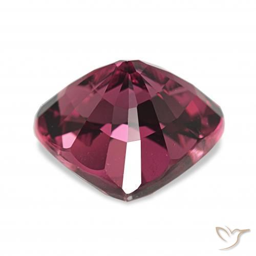 Grenat Rhodolite Pourpre foncé naturelle Cœur, 4.57 ct, VS