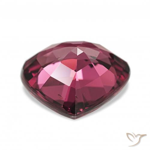 Grenat Rhodolite Violet foncé naturelle Cœur, 4.88 ct, VS